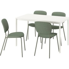 IKEA Beyaz Geniş Yemek Masası - Mutfak Masası Takımı