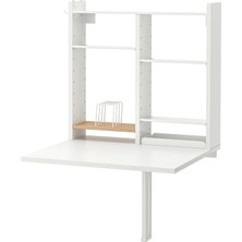 IKEA Beyaz Sağlam Yemek Masası - Duvara Monte Masa