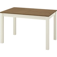 IKEA Bej Modern Yemek Masası - Açılır Yemek Masası
