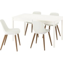 IKEA Beyaz Modern Yemek Masası - Yemek Masası Takımı