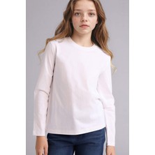 DeFacto Regular Fit Bisiklet Yaka Uzun Kollu Tişört Kız Çocuk G0860A826SP