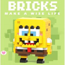Senka Bricks Sünger Bob Mini LEGO Figürü