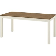 IKEA Bej Şık Yemek Masası - Açılır Yemek Masası