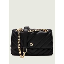 Hugo %60 Polyester, %20 Geri Dönüştürülmüş Poliüretan, %20 Poliüretan Siyah Kadın Omuz Çantası 50557906