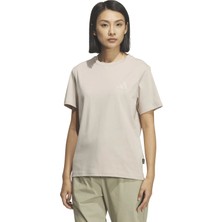 Adidas KE3704 Xpl W Camp T Krem Bisiklet Yaka Normal Baskılı Kadın T-Shirt