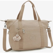 Kipling %56 Geri Dönüştürülmüş Polyamid, %44 Polyamid Bej Kadın Omuz Çantası K106194PW