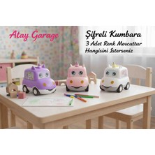Atay Garage Şifreli Beyaz Oyunca Kumbara Çocuklar Için Mükemmel Para Kasası