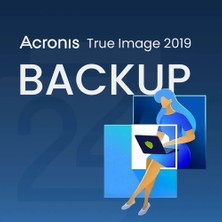 Acronis True Image 2019 Backup Software - 1 Cihaz Ömür Boyu Abonelik Kodu (Resmi Acronis Ürünü)