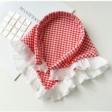 Toka Sepetim Ekose Model Bohem Taç Bandana