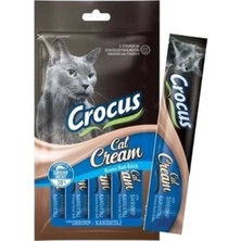 Crocus Karidesli Sıvı Kedi Ödül Maması 4 Adet X 15 Gr