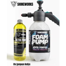 Midapo MK SHINEWORKS 2 Litre Yüksek Basınçlı Araç Yıkama Köpük Püskürtücü El Pompası