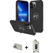 BUTİMAR'S iPhone 13 Pro Max Odak Form Prime - Siyah Bilvis Hayalet Cam Ekran Koruyucu + Beyaz Rainbow Kamera Lens Koruma Cam