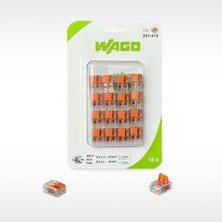 Wago Klemens 221-412 2\\\\\\\'li Çok Amaçlı Buat Klemensi (16 Lı Paket) Wago Klemens