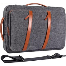 Mirer Antrasit Renkli Postacı Tipi ve Sırt Askılı Çanta Ergonomik Tasarım ile Konforlu Kullanım