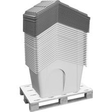 İmac Lvsqvr Imac Zeus 70 Evcil Hayvan Evi Gri 72,2X61,8X62,3CM