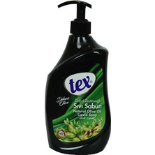 Tex Sıvı El Sabunu Doğal Zeytinyağlı Delux Olive Alkol ve Paraben İçermez 750 ML
