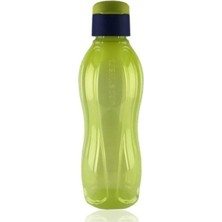 Tupperware Eko Şişe 750 ml Yeşil Pratik Renkli Kapak (Yeni)