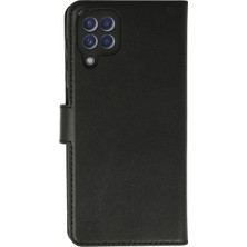 Lvsqvr Newface  Galaxy A22 Kılıf Tr S Plus Kapaklı Kılıf - Siyah