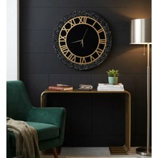 Af Epoxyart Duvar Saati- 50 cm -Modern Dekoratif Duvar Saati-Epoksi Duvar Saati