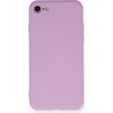 Lvsqvr Newface Iphone 7 Kılıf Nano Içi Kadife Silikon - Lila