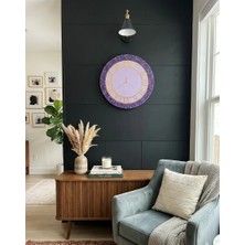 Duvar Saati - 50 cm - Modern Dekoratif Duvar Saati - Epoksi Duvar Saati - El Yapımı Duvar Saati -Şık Duvar Saati