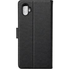 Lvsqvr Newface  Galaxy Xcover 6  Tr S Plus Kapaklı Kılıf - Siyah