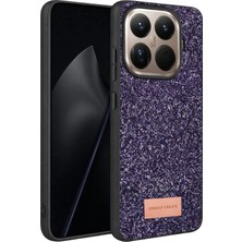 Lvsqvr Onegif Xiaomi Mi 15T  Bright Simli Kapak - Derin Mor