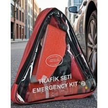 Zero Land Hnrlishp Acil Durum Trafik Seti Reflektör Yangın Tüpü ve Ilk Yardım Çantalı