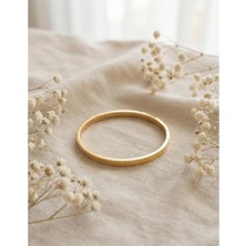 Mervan Takı Gold Renk Paslanmaz Çelik Ajda Bileklik