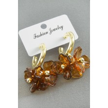 Zero Land Lvsqvr Çiçek Inci Küpe -  Pembe