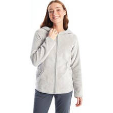 Lc Waikiki Yeni Sezon Kapüşonlu Düz Uzun Kollu Kadın Pelüş Pijama Üst