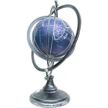 Dünya Küre Yerküre Standlı Zodiac Dekoratif Hediyelik