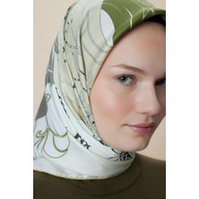 Maisa Safi Tivil Ipek Eşarp 90*90 cm - Yeşil