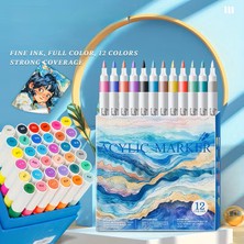 Ümraniye Hobi Sanat Art Walker Akrilik Marker Kalem Seti 12 Renk