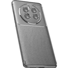 Paxteks Newface Realme 12 Pro Plus Kılıf Auto Focus Karbon Kapak - Gri