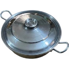 Mobilreyon Alüminyum Kapaklı Kızartma, Pilav, Karnıyarık, Kamp Tavası 32 cm
