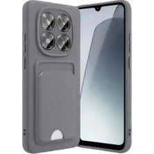 Buğz Xiaomi Redmi Note 15 4g Kelvin Kartvizitli Silikon - Gri