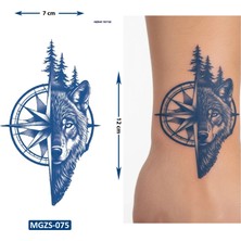 Airbrush Tattoo Kurt Pusula Geçici Dövme Yarı Kalıcı Aylık Yapıştırma Dövme