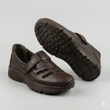 Kindep (Br Gol) Içi Dışı Hakiki Deri Phlon Hafif Taban Günlük Kadın Ayakkabı Kahve