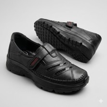 Kindep (Br Gol) Içi Dışı Hakiki Deri Phlon Hafif Taban Günlük Kadın Ayakkabı Siyah