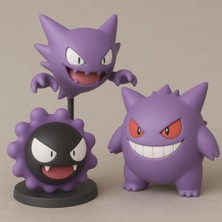 Alvo Store 3D Tasarım Gastly, Haunter, Gengar 15 cm Beyaz Renktedir Boyama Size Aittir