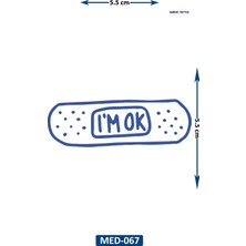 Airbrush Tattoo Yara Bandı 5 cm Minimal Geçici Dövme Yarı Kalıcı Geçici Dövme