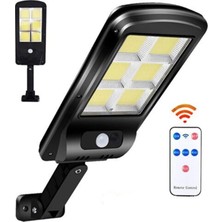 Kesene 1 Adet Güneş Enerjili Hareket Sensörlü Bahçe sokak Lambası 3 Modlu kumandalı Aydınlatma projektör