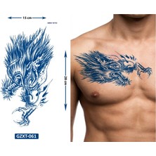 Airbrush Tattoo Pençe Büyük Boy Bel Göğüs Sırt Için 1 Ay Kalıcı Geçici Dövme