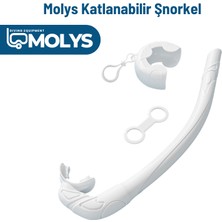 Molys Katlanabilir Şnorkel – Hafif, Taşınabilir ve Konforlu Kullanım Yer Kaplamaz