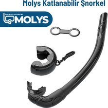 Molys Katlanabilir Şnorkel – Hafif, Taşınabilir ve Konforlu Kullanım Yer Kaplamaz