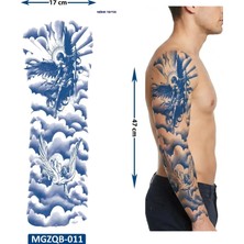 Airbrush Tattoo Bulut Düşen Melek Yarı Kalıcı Tam Kol Bacak Kaplama Geçici Dövme
