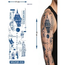 Airbrush Tattoo Favori Semboller Yarı Kalıcı Tam Kol Bacak Kaplama Geçici Dövme