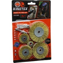 Buğz Kınetex KTX-3363 ( 8ın1 ) Saçaklı Tel Fırça SETI*100