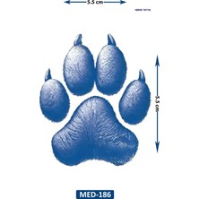 Airbrush Tattoo Köpek Pati 5 cm Minimal Geçici Dövme Yarı Kalıcı Geçici Dövme